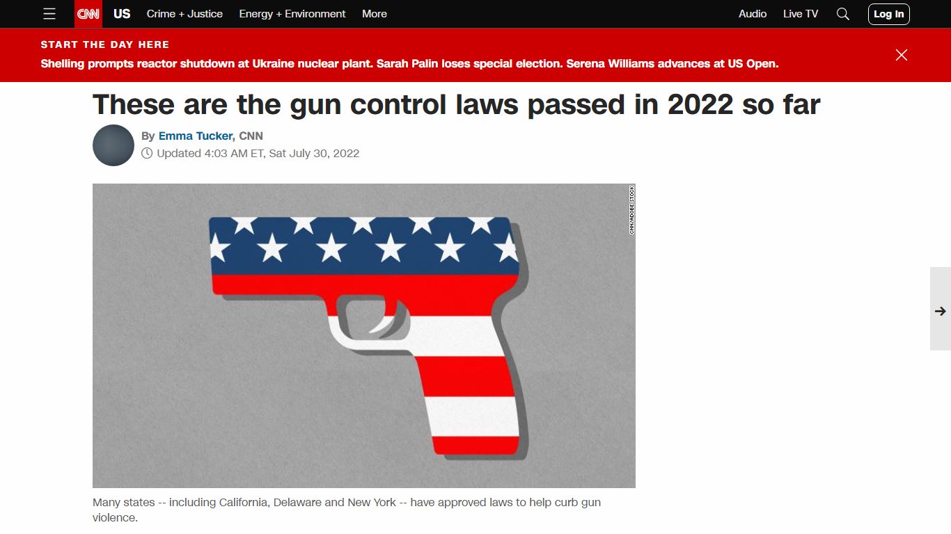 These are the gun control laws passed in 2022 so far - CNN